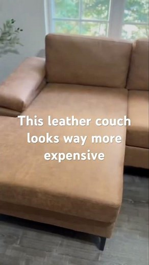 Luxury Leather Couch for Modern Living Room | Amazon Finds #amazonfinds #shorts