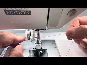 How to use the needle threader on a Pfaff Expression 710