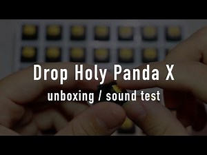 Worth it? | Drop Holy Panda X | Unboxing/Sound test
