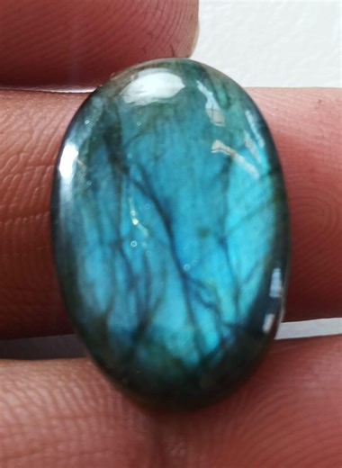 Hand Polished Blue Flash Fire Labradorite Cabochon Jewelry Making Stone ( 19 Carats) - Etsy