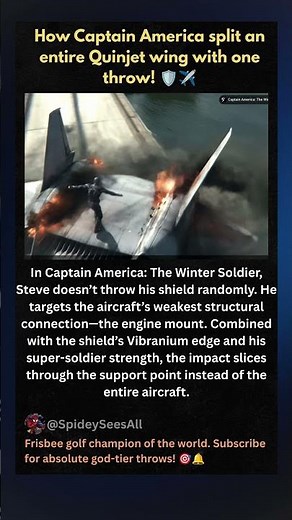 CAP SLICED A QUINJET IN HALF WITH ONE THROW ✈️🛡️