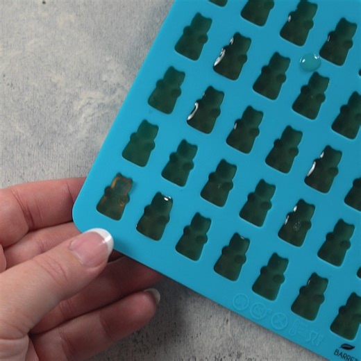 These Sugar Free Keto Gummy Bears are easy to make at home and you can control the low carb sweetener you use as well as how much you prefer for your family! Just 1 gram of carbs per serving! | SugarFreeMom.com