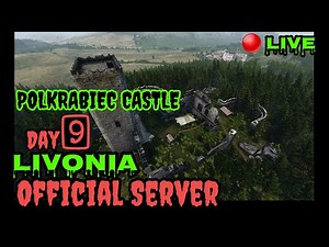 🔴 LIVE - DayZ Livonia Official Server Day 9 #POLKRABIEC CASTLE #livonia #1.20 #dayzgameplay #ps4