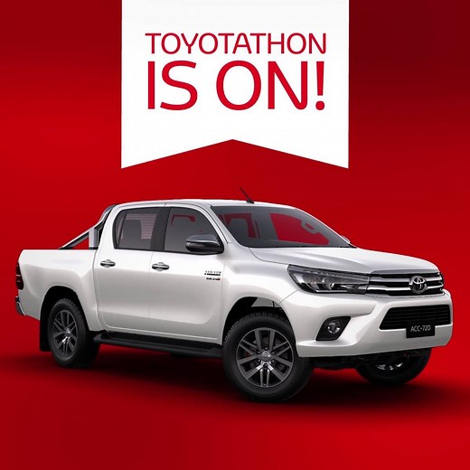 Toyotathon is here, and the HiLux 4x4 SR5 Turbo-Diesel Manual (Double Cab) is yours from $52,990. | Toyota Australia
