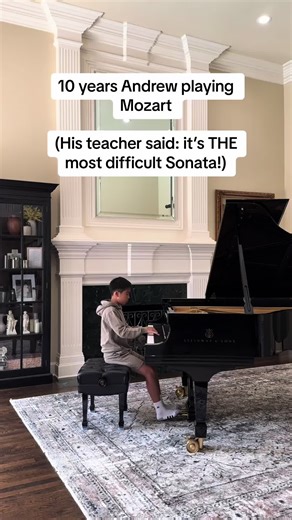Andrew Performs Mozart's Most Difficult Sonata