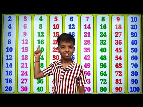पहाड़ा 2 से 20 तक | pahada | 2 ka pahada | table of 2 to 10 | pahada 2 se 20 tak | table | पहाड़ा