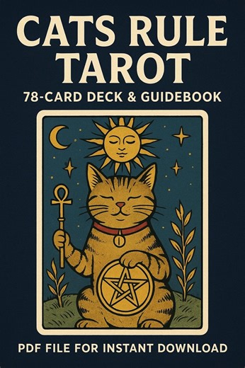Cats Rule Tarot: 78-card Deck & Guidebook! PDF Download! - Etsy