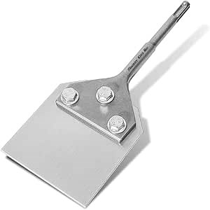 Monkey King Bar- Sds Plus Bits 4 Inch Wide -(4"x10") SDS Plus Chisel Short Handle Floor Scraper with Removes Thinset Fits SDS-Plus Rotary Hammers