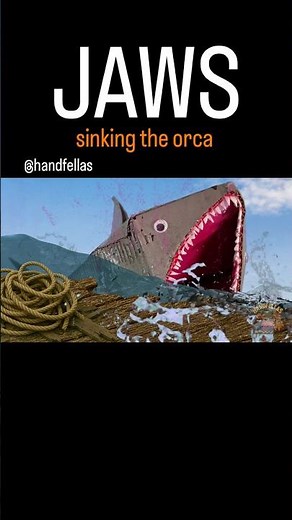 JAWS sinking the orca HANDFELLAS parody