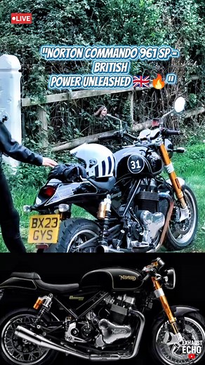 “Pure British Power – Norton Commando 961 SP Roars to Life 🇬🇧🔥” Bry takes the Norton Commando 961 SP for a run — a true blend of classic heritage and modern performance. Listen to the 961cc parallel twin roar like a beast on the open road. This is British craftsmanship at its finest! 💨 #NortonCommando #Norton961 #ClassicMotorcycle #BritishMotorcycle #ExhaustEcho #MotorbikeSound | World Power Machines