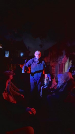 Welcome to Crystal Lake - You might run into Jason on the Haunted Hayride at Creepyworld Haunted Hayride at Creepyworld. - $5.00 per ticket Creepyworld and The Darkness are now open every night through November 2nd Get tickets at http://scarefest.fearticket.com #HauntedHouse #TheDarkness #Creepyworld #Scarefest | The Darkness Haunted House