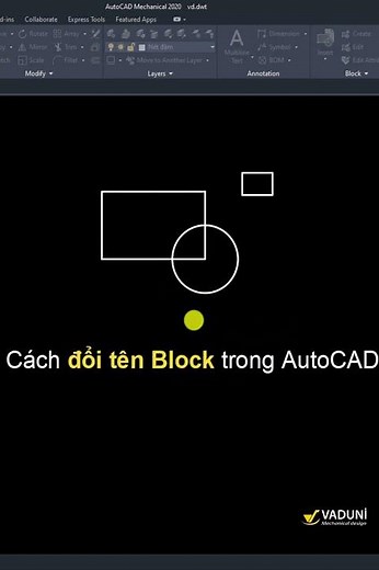 How to rename Block in AutoCAD | #shorts