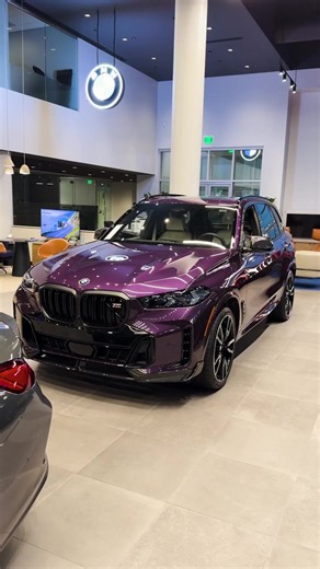 Daytona Violet Metallic on an X5 M60i is a spec you just don’t see every day. Paired with Ivory White Extended Merino Leather and powered by BMW’s legendary B58 platform, this SUV brings the perfect mix of luxury, performance, and daily drivability. #BMWX5 #X5M60i #DaytonaViolet