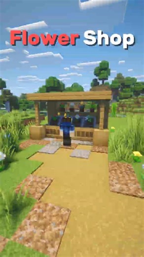 Minecraft Flower Shop Tutorial #minecraft