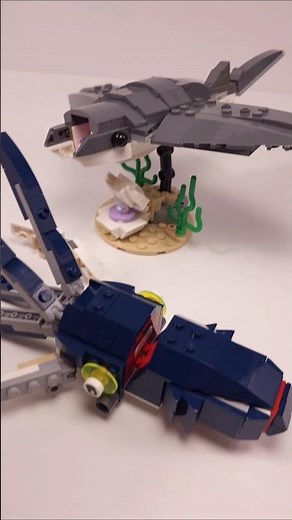 LEGO Manta Ray (31381) vs Squid (31088) #shorts ‪@TopBrickBuilderLite‬