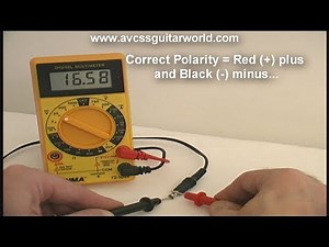 Technical Training, How to Test a DC Power Supply with a MultiMeter, the Basics
