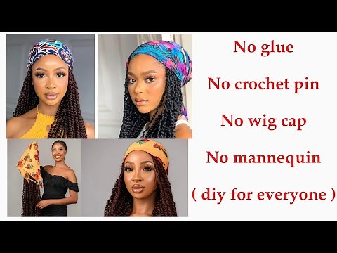 How to make a Scarf wig (very simple tutorial) | how to stop throwing away your used crochet