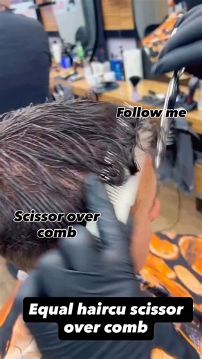 MR.SHAHI BARBER 💈 BATALA📍 on Instagram: "Scissor over comb haircut#💇 #salon #hair #barbershop #viralvideos #viral #videos #shotoniphone #explore"