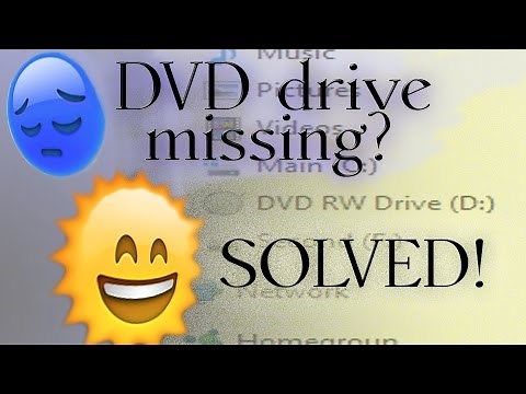 Windows 10 No DVD drive or NOT working 4 WAYS TO FIX!!