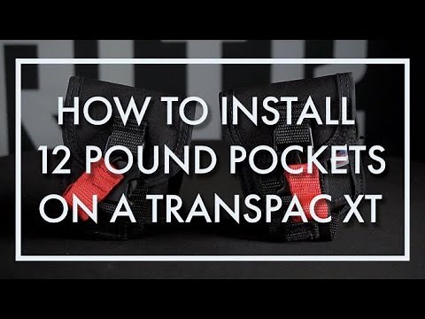 TransPac XT: How to install a 12lb Weight Pocket Set