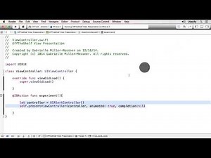 Launch Activity View and Alert View