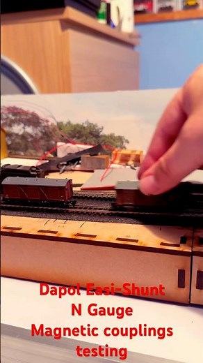 Dapol N Gauge coupling testing 👀 #ngauge #modelling #model #prayer #train