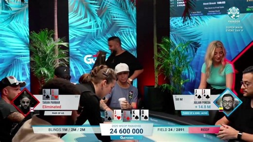 FINAL 3 TABLES! | $10 Millionen for first! | WSOP Paradise