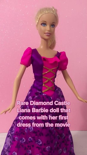 After searching for about a year now, I finally managed to get the rare Liana Barbie in her first dress from the Diamond Castle movie! Unfortunately, she does have some damage on one of her hands, and her dress will need some mending. However, I’m so grateful to have found her, especially for a super good price! I’m really excited to fix her up and show you guys! I’ll also do a comparison with my singing Liana when this Liana is all fixed up! 🌷💎🌼💕💐 I also have two other of these dresses, an