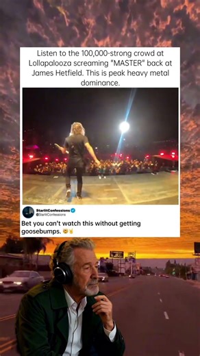 100,000 Fans Chanting "MASTER" is Insane #CrowdChant #LiveMusic #MetallicaFamily #metalhead