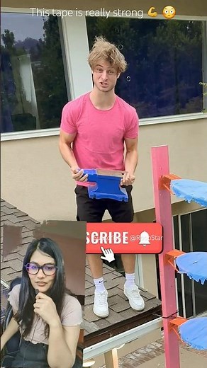 This tape is really strong 💪 😳 Topper Guild YouTube channel #shorts #topperguild #trending