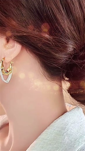 Gold & Silver Chain Tassel Ear Cuffs | Modern Retro Statement Earrings