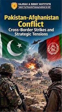 Pakistan-Afghanistan Conflict: Cross-Border Strikes & Strategic Tensions Explained | UPSC 2026