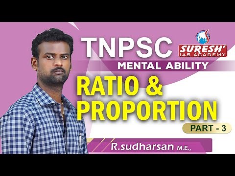TNPSC | Aptitude | Ratio and Proportion - 3 | Sudharsan | Suresh IAS Academy