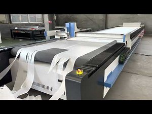 Pro Industrial Automatic Fabric Cutting Machine for Clothing & Garment with Digital Cutter & Feeder