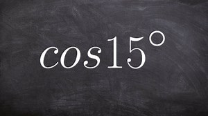 How to find the exact value using the half angle formula for cosine