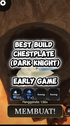 BEST EARLY GAME ARMOR?! 😱 Dark Knight Chestplate | The Forge Roblox #theforge #roblox #robloxshorts