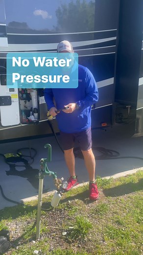 88K views · 475 reactions | No water pressure at this campsite. What could be the problem? #thecampoholics #rvlife #gdrv4life #gdrvimpact #rvliving #campsite #waterpressure #rvwaterpressure #rvwaterpump #waterpressureregulator | The Campoholics | Facebook