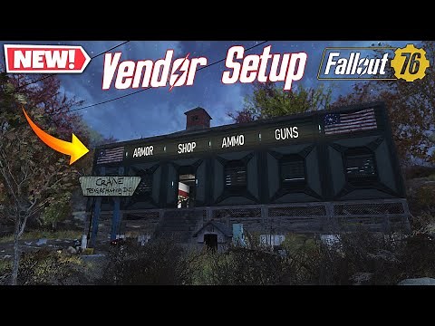 How To Setup Your Own Vendor (Tips & Tricks) | Fallout 76