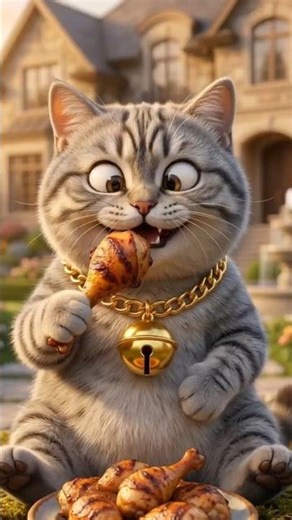 “Cat Steals Chicken 😱 Dog Takes Revenge 😂 | Funny Animal Story”