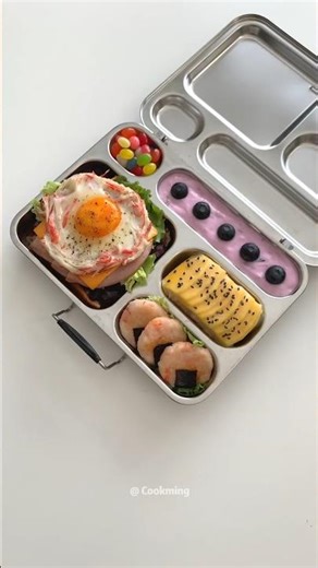 Pack a Bento for My Daughter - day 183 🍱 和我一起做便當#lunchbox #cooking #bento #asmrvideo #food