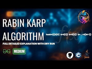 Rabin Karp Algorithm Explained with Code | String Pattern Search in DSA