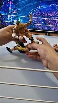John Cena vs The Rock vs CM Punk - WWE Mattel Action Figure Match Highlights. Dream Match #sdcc