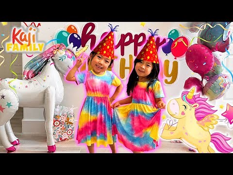 Twins Birthday! Emma and Kate Turn 7 YEARS OLD!