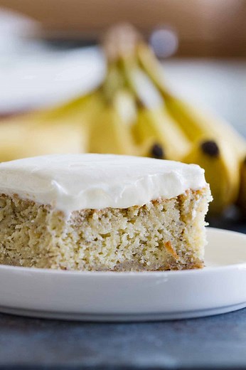 Banana Cake with Cream Cheese Frosting