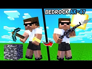 I crafted most op bedrock weapons in Minecraft 😱😱 #minecraft #viral ‪@CarryDepie‬