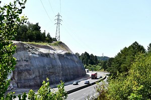 Autoroute A20 : des restrictions de circulation à venir à la hauteur de la falaise de Puyjarrige en Corrèze