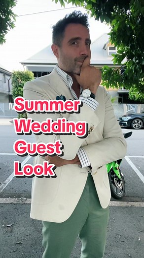 Men's Summer Wedding Guest Look - Rock Your Confidence with a Linen Suit