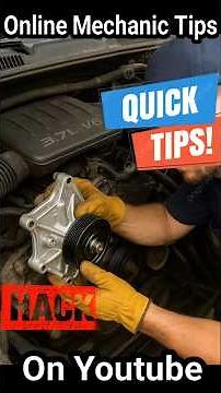 “Water Pump Installation Tips Every DIY Mechanic Should Know”