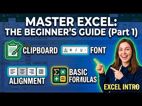 Excel Tutorial For Beginners in Hindi | Complete Microsoft Excel Tutorial (Basic To Advance)