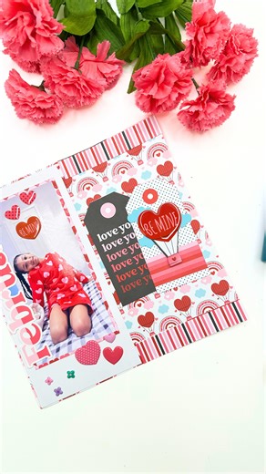 Conny Craig| | Hello crafty friends! 💕 It’s Conny from @thedailylifeofcreativity , and today I’m playing with the My Life 365 February embellishments,... | Instagram